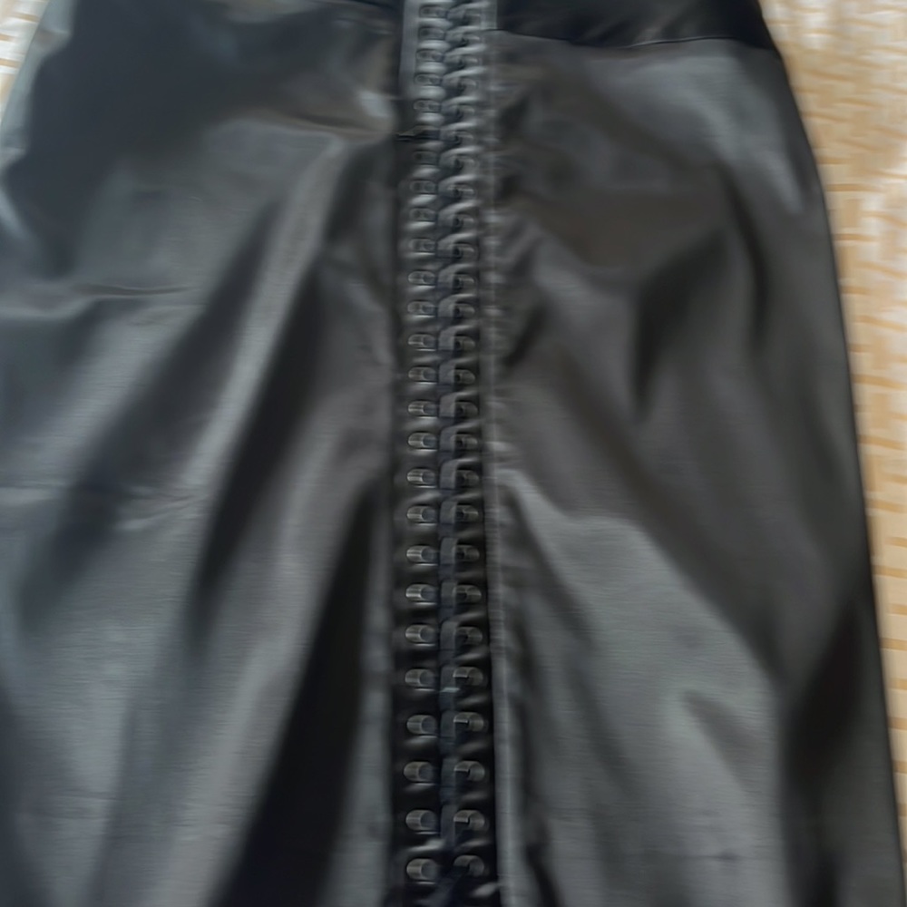 Dolce & Gabbana Blk corset pencil skirt circa 1991